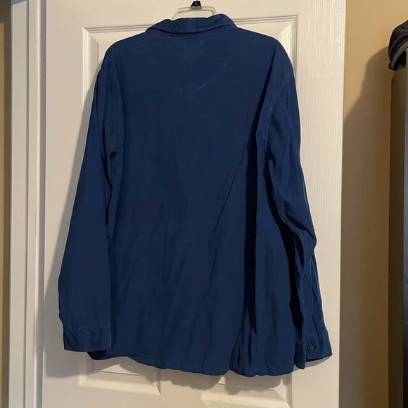 Carbon2cobalt men’s long sleeve button down blue shirt size XL - Picture 4 of 7